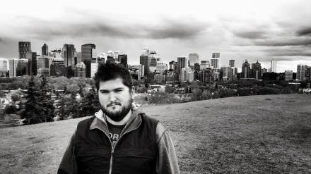 Myself overlooking the city of Calgary.